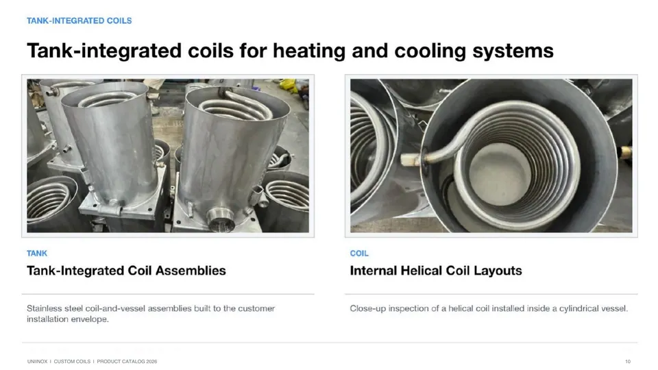 Uniinox custom coils catalog page 10 of 17