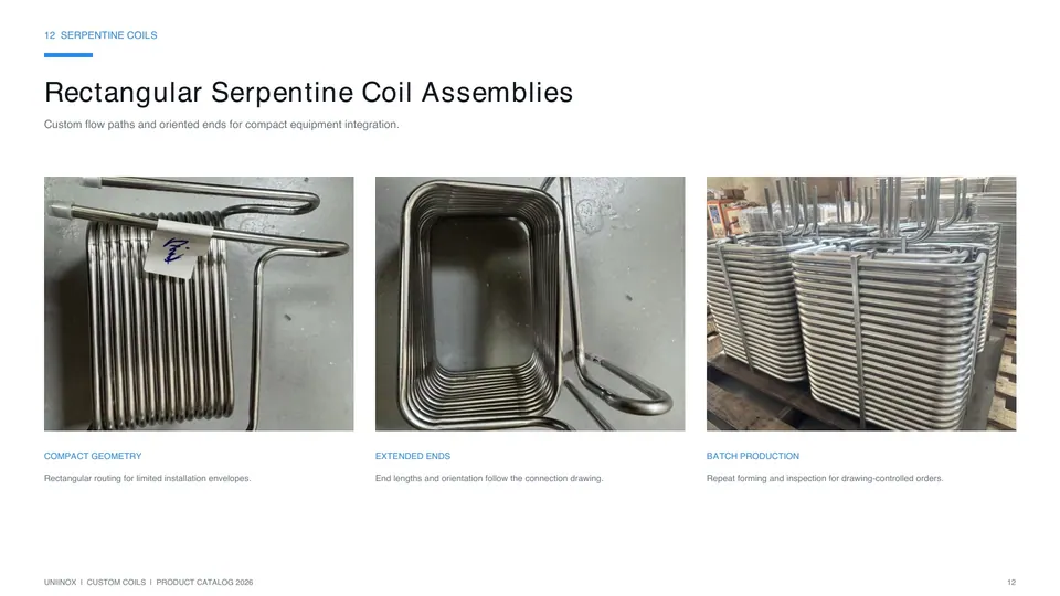 Uniinox custom coils catalog page 12 of 17