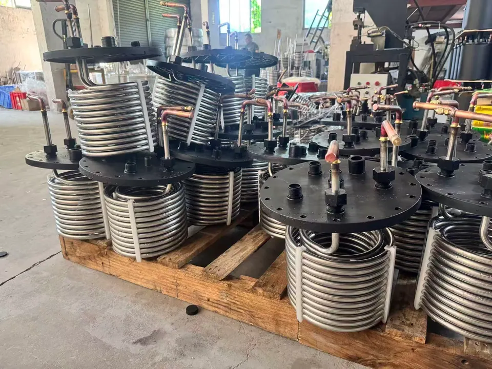 Stainless helical coils in batch production